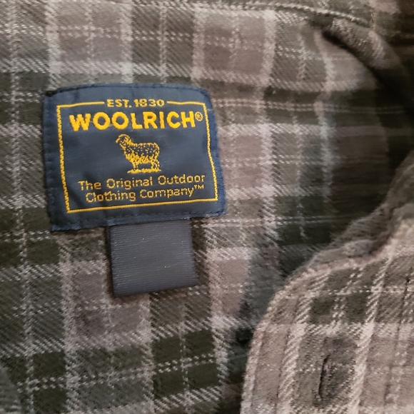 Woolrich Mens Plaid Cotton Flannel Vintage Shirt - Picture 5 of 6